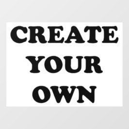 Vinilos Para Cristales Crear su propia imagen 72"x52"