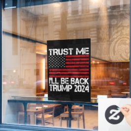 Vinilos Para Cristales Créeme, volveré a Trump 2024