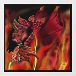 Vinilos Para Cristales Crimson dragon Window Cling