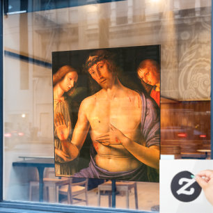 Vinilos Para Cristales Cristo sostenido por dos ángeles Giovanni Santi 14