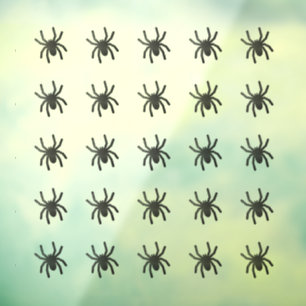 Vinilos Para Cristales Cuadros de ventana de araña fantasmal - mediano