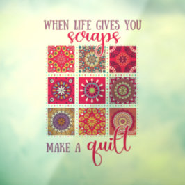 Vinilos Para Cristales Cuando La Vida Te Da Cazones Te Hace Un Tejido