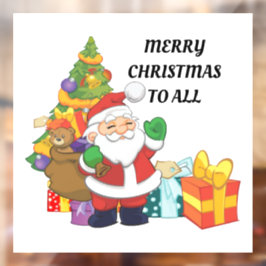 Vinilos Para Cristales Cuidada Santa Con Ventanilla De Regalos