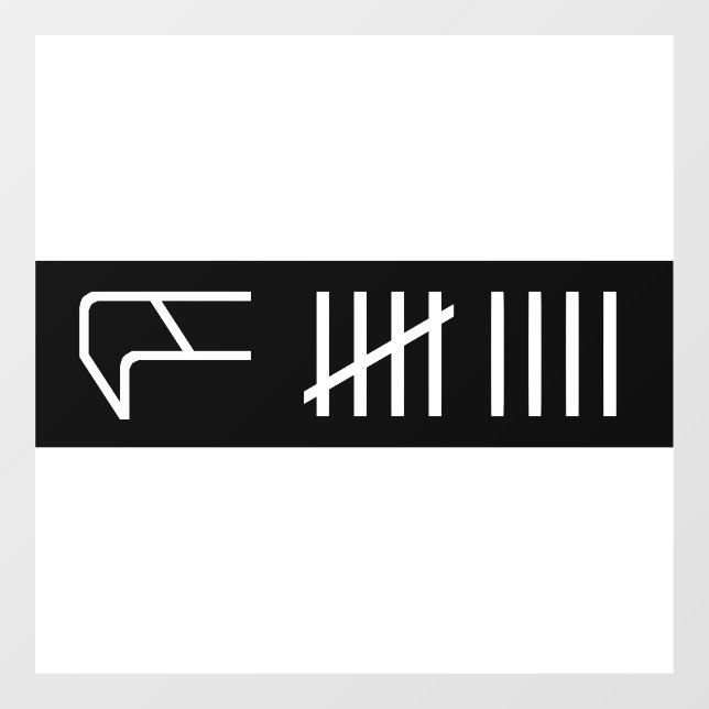 Vinilos Para Cristales Curb Score Window Cling (Hoja)