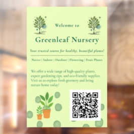 Vinilos Para Cristales Custom Greenleaf Nursery Branding 
