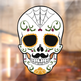 Vinilos Para Cristales Customizable Sugar Skull