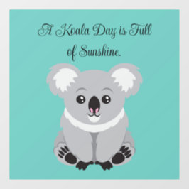 Vinilos Para Cristales Cute Koala Window Cling