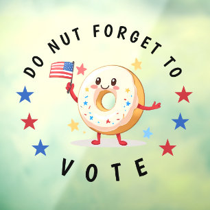 Vinilos Para Cristales Cute no se olvide de votar - Elecciones en Estados