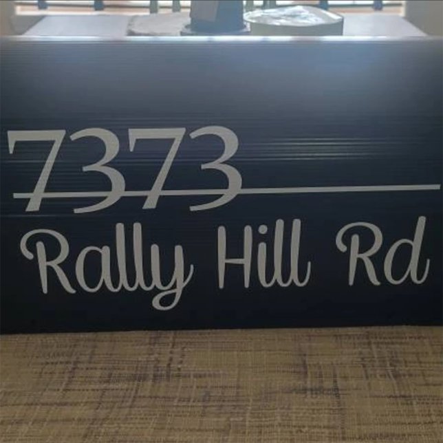 Vinilos Para Cristales Cute Personalized Mailbox Number and Address (Custom Mailbox Number and Address Label Letters )