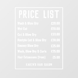 Vinilos Para Cristales Damas Hair Salon Hairdresser