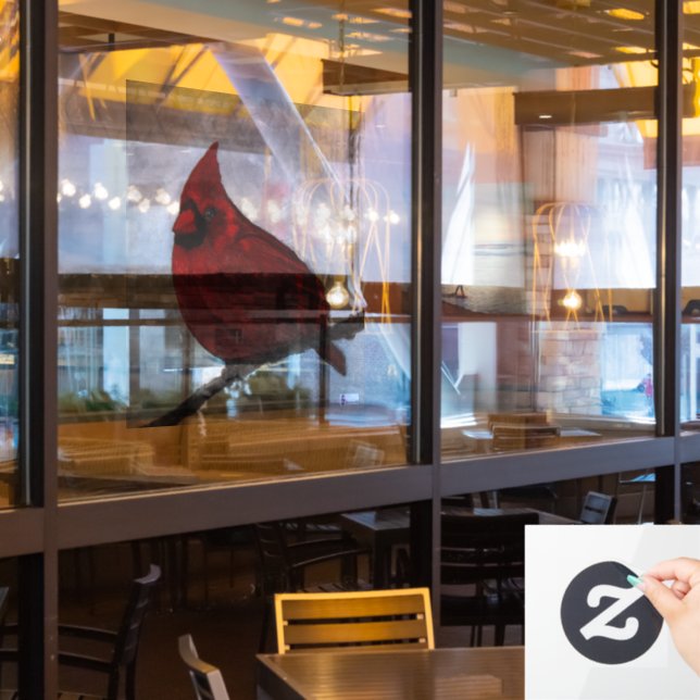 Vinilos Para Cristales Decal de ventana cardinal (ventana del restaurante)