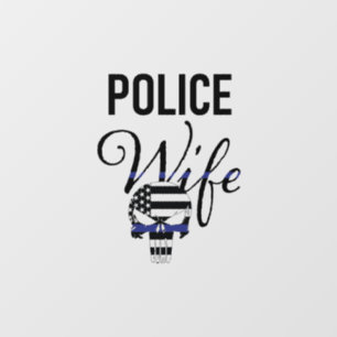 Vinilos Para Cristales Declación del coche de la esposa de la policía
