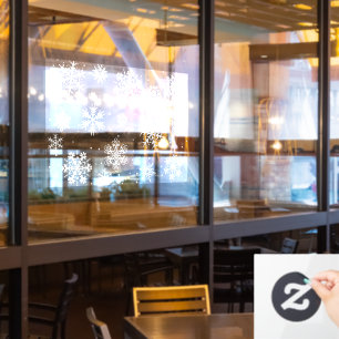 Vinilos Para Cristales Decoración de copos de nieve