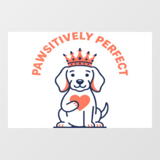 Vinilos Para Cristales Decoración de guardería real para perros positivam