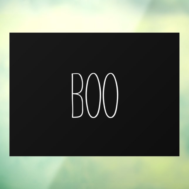 Vinilos Para Cristales Decoración de Halloween escrita a mano con espanto (Hoja 3)