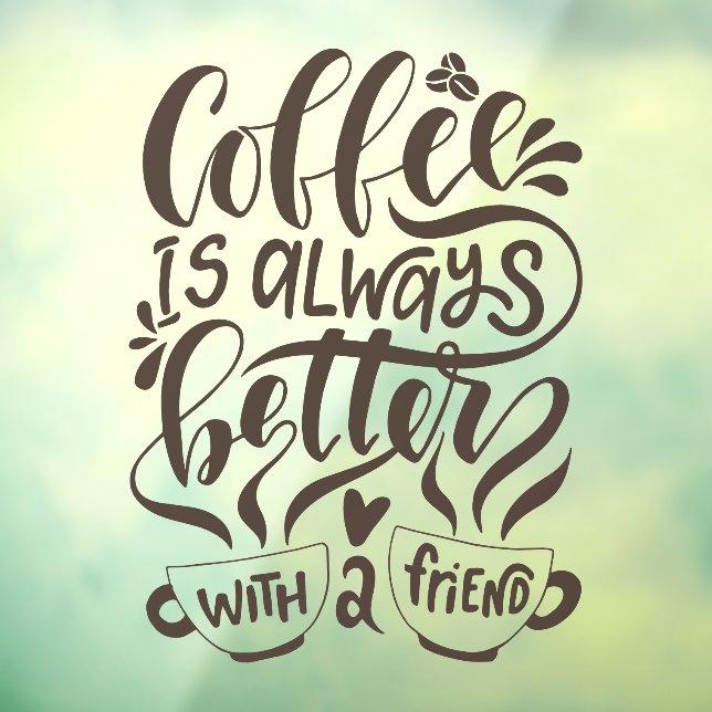 Vinilos Para Cristales Decretos de la cafetería Rustic Script (Hoja 3)