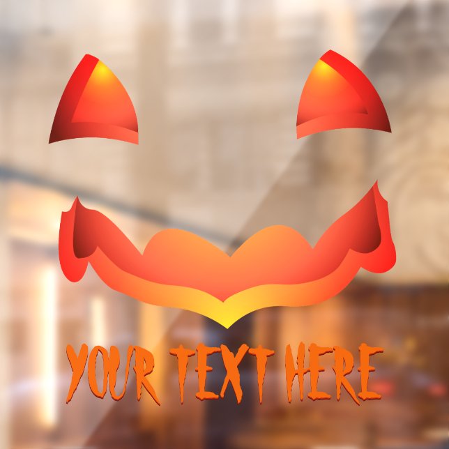 Vinilos Para Cristales Decretos de la ventana Jack-o-lantern de Halloween (Hoja 2)