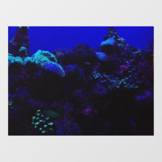 Vinilos Para Cristales Deep Blue Aquarium scene window cling