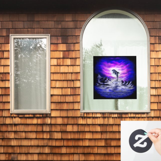 Vinilos Para Cristales Delfín lúfono (Ventana de inicio)