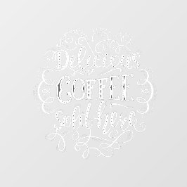 Vinilos Para Cristales Delicioso Café Vendido Aquí