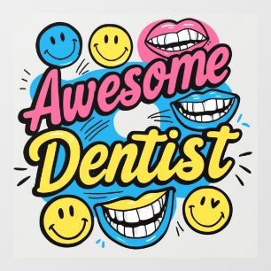 Vinilos Para Cristales Dentista increíble gracias