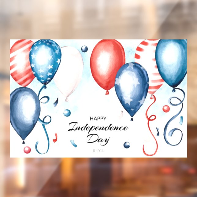 Vinilos Para Cristales Día de la Independencia (Hoja 2)