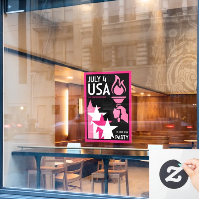 Vinilos Para Cristales Día de la Independencia de los Gays (Ventana de cafetería)