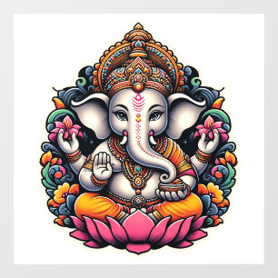 Vinilos Para Cristales Dios hindú Señor Ganesh Ganesha Ganpati Ventana es