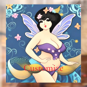 Vinilos Para Cristales Diosa de hadas de figura completa Thunder_Cove