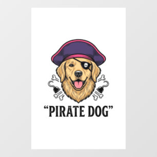 Vinilos Para Cristales Diseño de camiseta de grabado vintage de perro pir