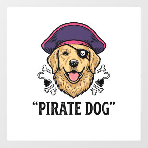 Vinilos Para Cristales Diseño de camiseta de grabado vintage de perro pir