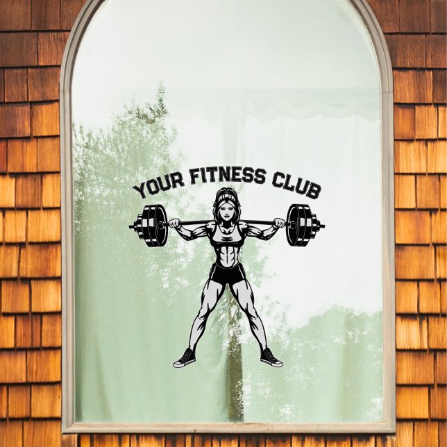 Vinilos Para Cristales Diseño de Club de Fitness personalizado para la pr (Subido por el creador)