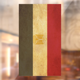 Vinilos Para Cristales Diseño de cosecha de la bandera de Egipto