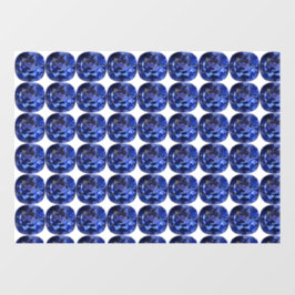 Vinilos Para Cristales Diseño de patrones de zafiro azul