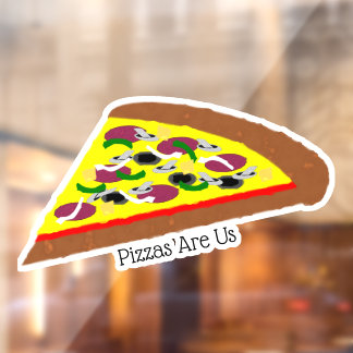 Vinilos Para Cristales Diseño de pizza
