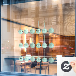 Vinilos Para Cristales Diseño de vector de adorno de Navidad totalmente a