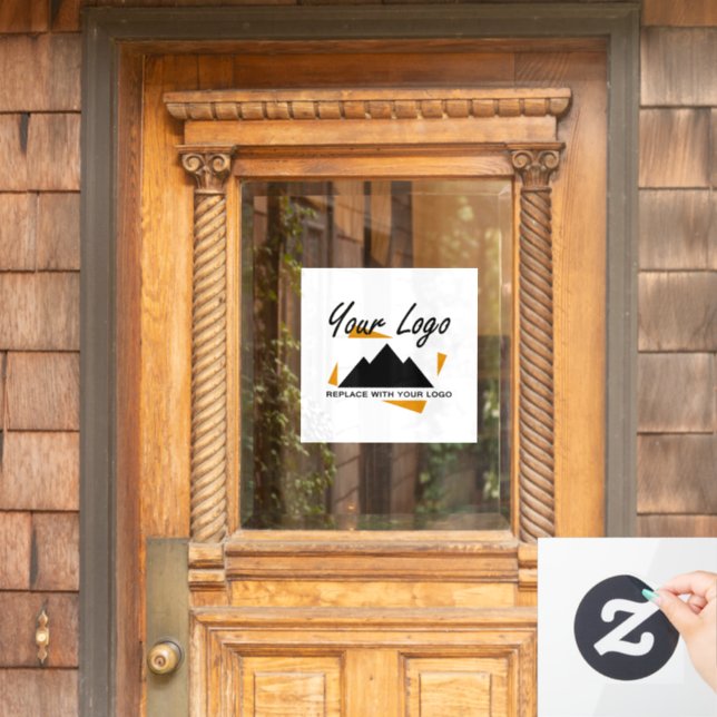 Vinilos Para Cristales Diseño Empresarial Personalizado Agregue el Logoti (Puerta de casa)