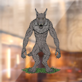 Vinilos Para Cristales Dogman Cryptid o Werewolf