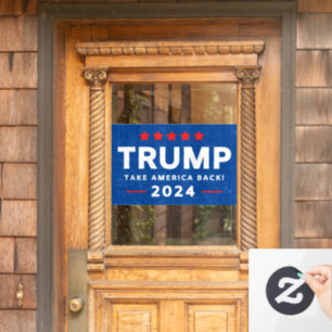 Vinilos Para Cristales Donald Trump recupera América