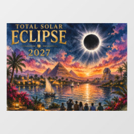Vinilos Para Cristales Eclipse Total Solar 2027 Egipto
