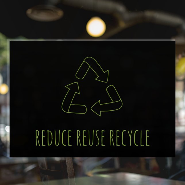 Vinilos Para Cristales Eco de reciclaje de reducción de reutilización de  (Subido por el creador)