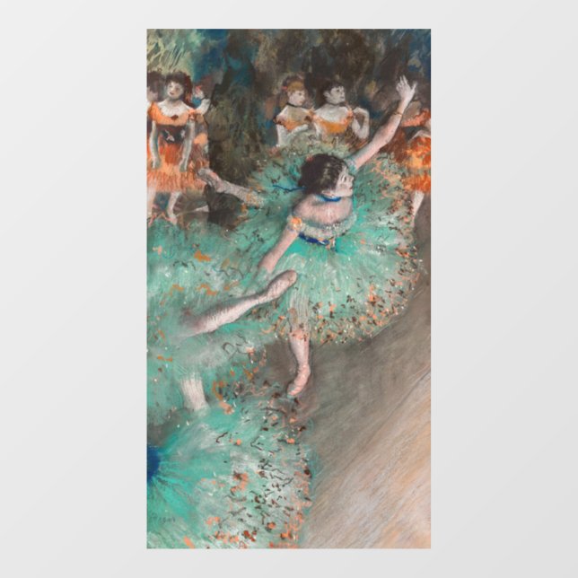 Vinilos Para Cristales Edgar Degas - Bailarina balancín / bailarina en ve (Hoja)