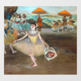 Vinilos Para Cristales Edgar Degas - Bailarina con Bouquet, inclinándose