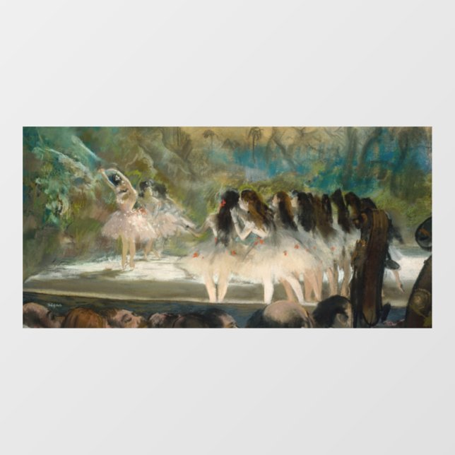 Vinilos Para Cristales Edgar Degas - Ballet en la ópera de París (Hoja)
