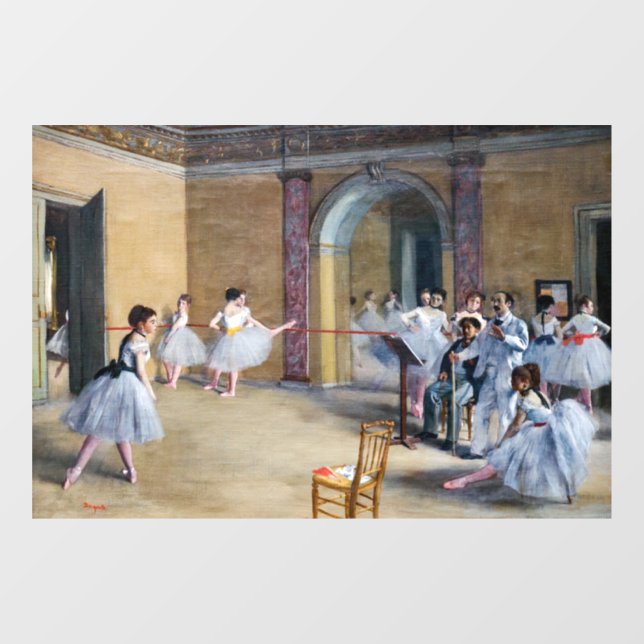 Vinilos Para Cristales Edgar Degas - Dance Foyer, Opera rue Le Peletier (Hoja)