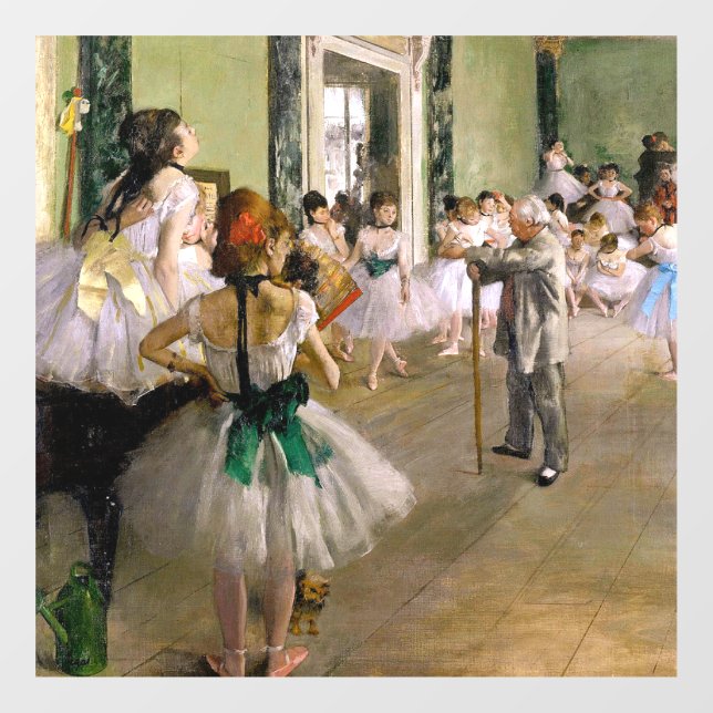 Vinilos Para Cristales Edgar Degas La Clase De Baile (Hoja)