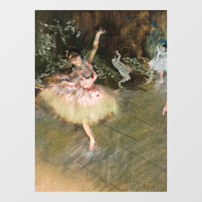 Vinilos Para Cristales Edgar Degas - La estrella 1878 (Hoja)