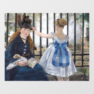 Vinilos Para Cristales Edouard Manet - El ferrocarril