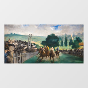 Vinilos Para Cristales Edouard Manet - Las carreras en Longchamp