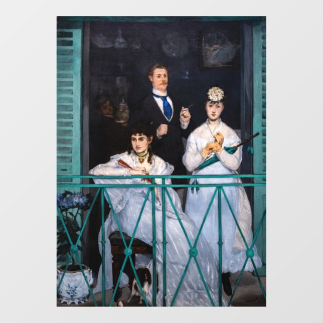 Vinilos Para Cristales Edouard Manet - The Balcony / Le Balcon (Hoja)